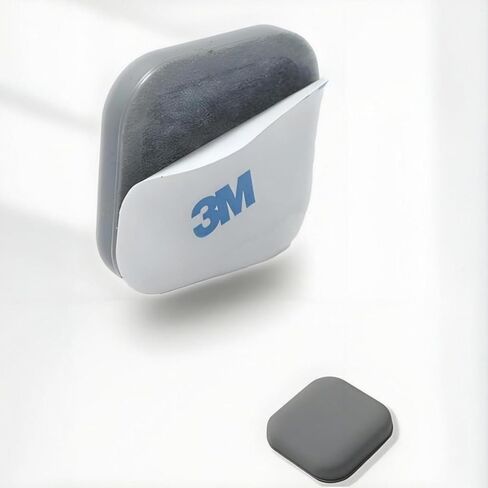 6 Pack Door Stoppers Wall Protector - Silicone Door Knob Guard Wall Shield - Self-Adhesive Door Handle Bumper Silencer for Home ＆ Office Walls (White, Gray, Black) in Saudi Arabia