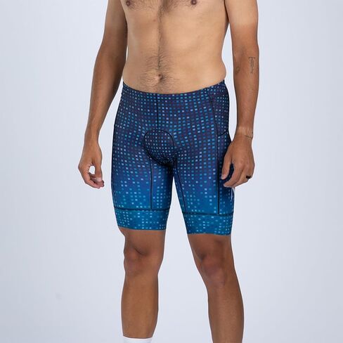 Zoot Men’s LTD 9-Inch Triathlon Shorts, Endurance Cycle Padded Shorts, for Swim, Bike, Run with Quick Drying UPF 50 + Fabric in Kuwait