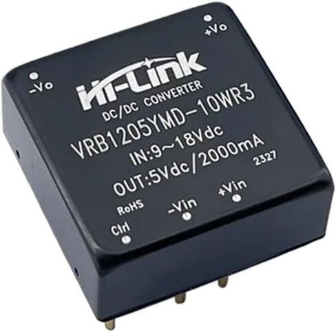 5pcs/Lot DC-DC Isolated Module 9-18V Input 5V 2000mA Output DCDC VRB1205YMD-10WR3 Step Down Converter Power Supply in Kuwait