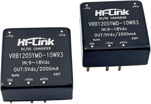 5pcs/Lot DC-DC Isolated Module 9-18V Input 5V 2000mA Output DCDC VRB1205YMD-10WR3 Step Down Converter Power Supply in Kuwait