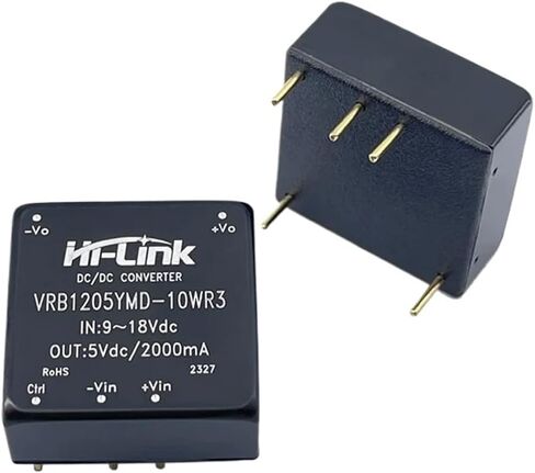 5pcs/Lot DC-DC Isolated Module 9-18V Input 5V 2000mA Output DCDC VRB1205YMD-10WR3 Step Down Converter Power Supply in Kuwait