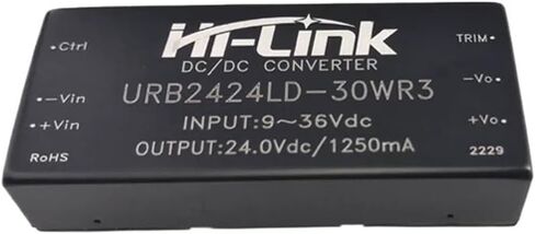 24V to 24V 30W 1250mA Output DC-DC Power Supply Module 91% Efficiency URB2424LD-30WR3 Isolation Intelligent in Saudi Arabia