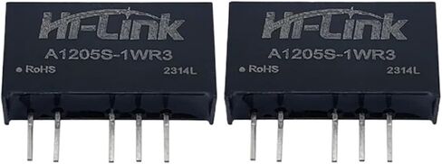 12V to 5V 1W Dual Output 5pcs/Lot DC/DC Converter Isolation Adjustable Power Supply Module in Kuwait