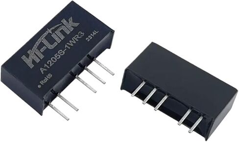 12V to 5V 1W Dual Output 5pcs/Lot DC/DC Converter Isolation Adjustable Power Supply Module in Kuwait