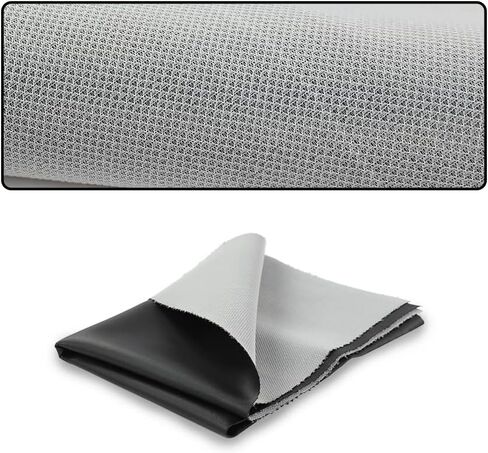 G-PLUS Motorcycle Seat Cover Fabric Vinyl ATV Scooter Seat Cover Material Motorcycle Flexible Seat Protector 24" x 36" (Matte Black) in Saudi Arabia