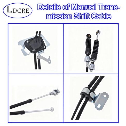 Manual Transmission Shift Cable 33820-02630 3382002630 Compatible with Toyota Corolla ZRE120 MT 2004-2017, Gear Shifter Cable Replacement in Saudi Arabia
