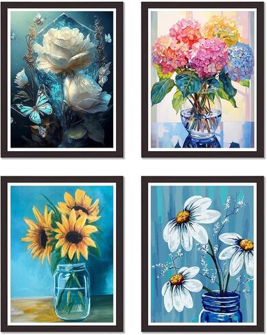 مجموعات غرزة Crystal Bird مختومة للبالغين المبتدئين ، مجموعات غرزة رائعة المطبوعة أنماط خياطة المطبوعة أبعاد إبرة الفنون الحرف التطريز للمبتدئين البالغين 14x14 بوصة in Kuwait