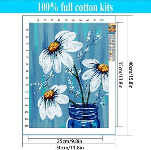 مجموعات غرزة Crystal Bird مختومة للبالغين المبتدئين ، مجموعات غرزة رائعة المطبوعة أنماط خياطة المطبوعة أبعاد إبرة الفنون الحرف التطريز للمبتدئين البالغين 14x14 بوصة in Kuwait