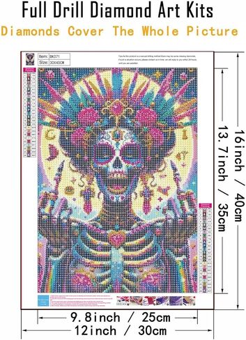 Enchanted Mushroom Diamond Art Kits for Adults, DIY 5D Diamond Painting Kits for Beginners, Round Full Drill Diamond Dots Paintings,Diamonds Pictures Gem Art for Adults Crafts Home Decor 12x16 Inch in Saudi Arabia