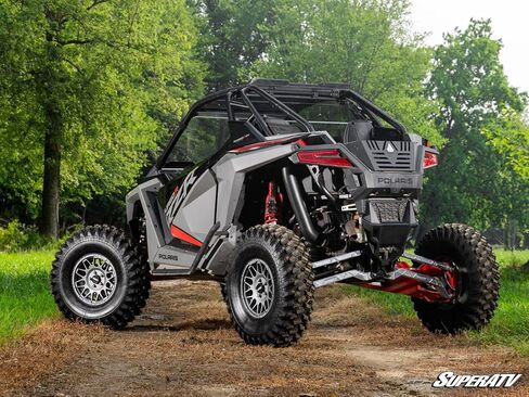 الزجاج الأمامي الخلفي SuperATV Polaris RZR Turbo R - 2 مقعد | متوافق مع صوت روكفورد فوسجيت in Saudi Arabia
