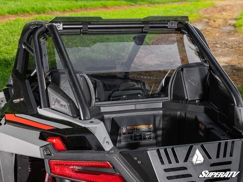 الزجاج الأمامي الخلفي SuperATV Polaris RZR Turbo R - 2 مقعد | متوافق مع صوت روكفورد فوسجيت in Saudi Arabia