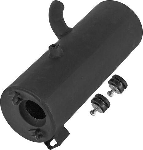 Caltric Black Exhaust Muffler Compatible with Polaris Sportsman 450 2016-2017 1262445-489 in Saudi Arabia