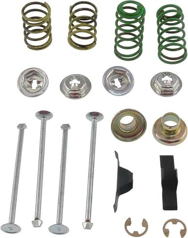 Set (1) Rear Drum Brake Shoe Hold Down Kit fits GMC Savana 3500 1996 1997 1998 1999 2000 7.4L V8, fits GMC Savana 3500 1997 1998 2000 2001 2002 4.3L V6 in Saudi Arabia