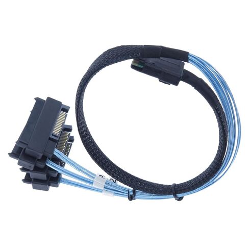كابل SAS صغير إلى SAS كبل الاختراق الداخلي SFF-8087 إلى SFF-8482 مع موصلات طاقة موليكس 4X للتحكم في Raid إلى القرص الصلب 3.3FT in Saudi Arabia