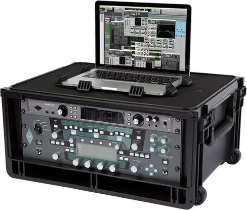 SKB Injection Molded Waterproof 2U Studio Flyer Rack Case with Wheels and Pull Handle in Saudi Arabia