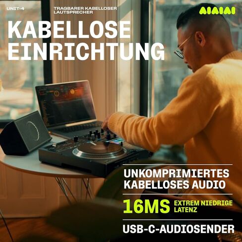 AIAIAI Unit-4 Wireless+ Portable Studio Monitors Featuring Ultra Low Latency Wireless Mode with +20hrs Playback in Kuwait