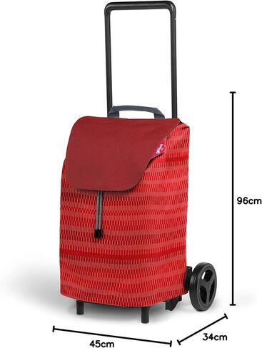 Gimi Easy 40 Litre Compact Weight Trolley Foldable Weight Trolley with Load up to 30 kg, Lightweight and Handy in Saudi Arabia