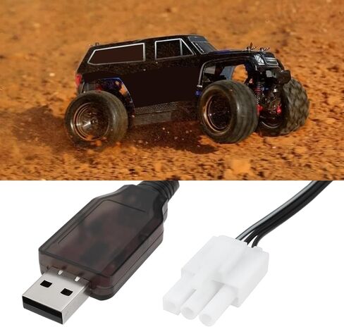 2S Life 6.4V 600mA USB to EL4.5-3P Plug Batteries Charging Wire for Most Model Remote Control Cars Trucks Speedboats in Saudi Arabia