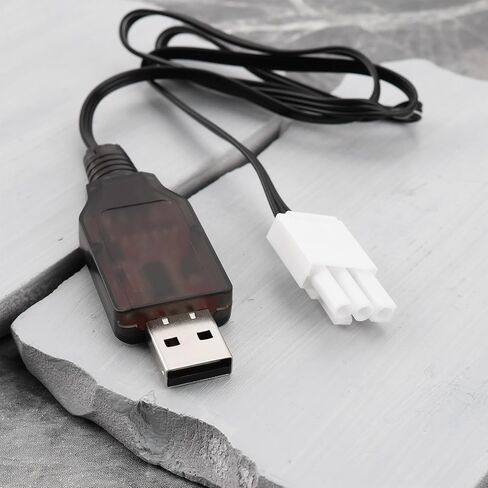 2S Life 6.4V 600mA USB to EL4.5-3P Plug Batteries Charging Wire for Most Model Remote Control Cars Trucks Speedboats in Saudi Arabia