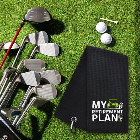 Hafhue I Hate Golf Oh Nice Shot I Love Golf مطرزة منشفة الجولف، ملحقات الجولف للرجال والنساء، هدية الجولف للرجال والنساء، هدية تقاعد للأب الجد محبي الجولف لمحبي الجولف in Saudi Arabia