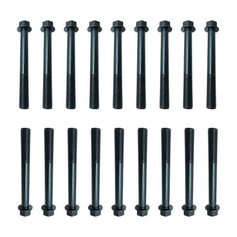 18Pcs Cylinder Head Bolt 19013-03450 6655158 383-0387A Suitable for Kubota Engine D1703 V2003 V2203 V1903 Suitable for Bobcat Loader 645 743 751 753 763 773 7753 S130 S150 in Saudi Arabia