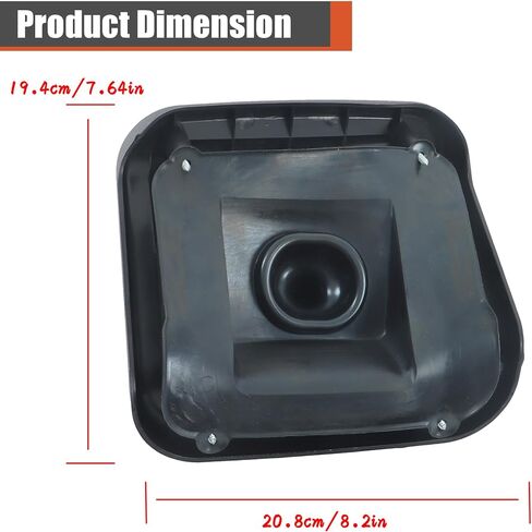 labwork Black Rubber 4 x 4 Transfer Case Manual Shifter Boot Replacement for F250 F350 5.4L 6.0L 1999-2007 F81Z7277BC in Saudi Arabia