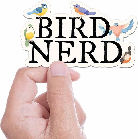 ملصق Bird Nerd Birding - هدية لطيفة لمراقب الطيور، هدية مدروسة لمراقبة الطيور لعشاق الهواء الطلق in Kuwait