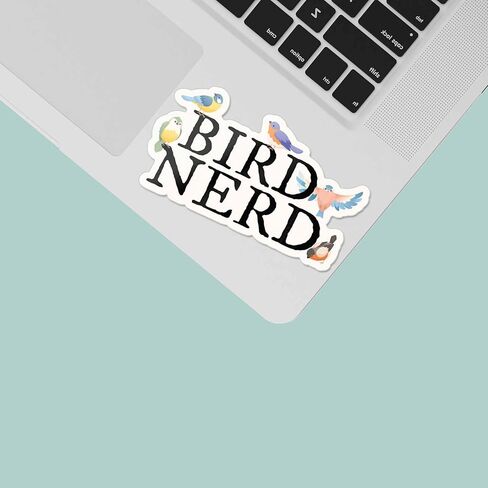 ملصق Bird Nerd Birding - هدية لطيفة لمراقب الطيور، هدية مدروسة لمراقبة الطيور لعشاق الهواء الطلق in Kuwait
