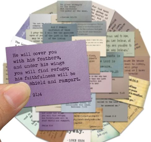 Bible Verse Stickers, No Repeat Christian Vintage Inspirational Quote Sticker, Typewriter Scripture Stickers in Saudi Arabia