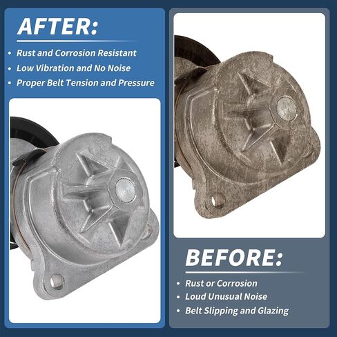 Belt Tensioner Drive Belt Tensioner Pulley Assembly for Ford Escape 2009-2012 2.5L L4 Gas No.6E5Z6A228B Metal 1 Pc in Saudi Arabia