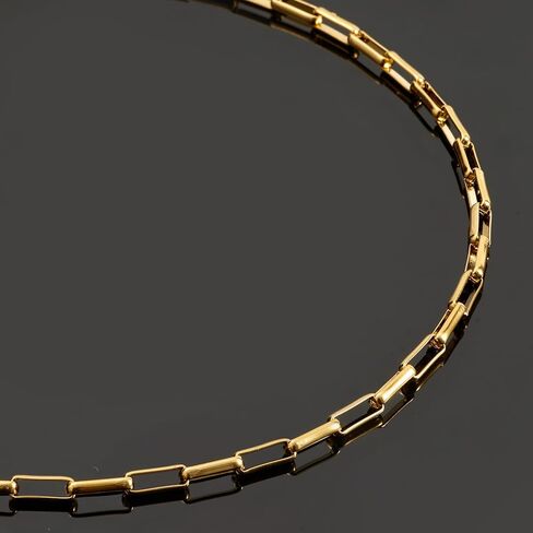 UMAOKANG 10 Meters Stainless Steel Chains Bulk on Spool Shiny Embossed Paperclip Chain for Jewelry Making in Saudi Arabia