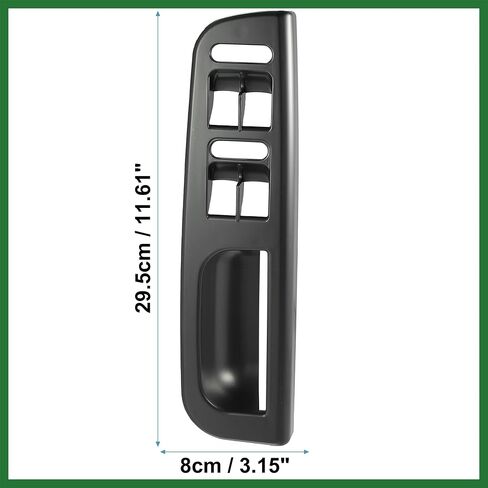 Motoforti Door Window Switch Bezel Panel for Volkswagen Passat B5 Jetta Bora Golf MK4 1998-2004 3B1867171E Interior Control Cover Driver Front Left Side Door Trim Black Long-Lasting in Saudi Arabia