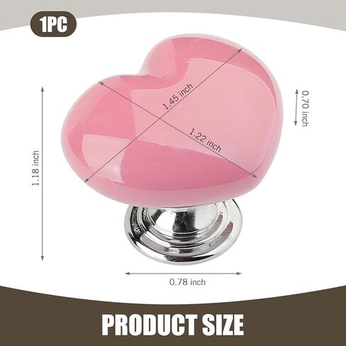Push Start Button Cover, Heart Push to Start Button Cover, Engine Start/Stop Joystick, Ceramic Button & Metal Ball-bar Base, Universal for Most Cars (Pink #01) in Saudi Arabia