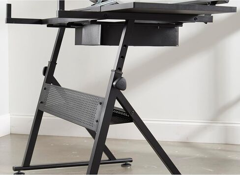 Artist's Loft Artist Table - Glass-Top Table for Drafting, Drawing, Sketching, Painting, and Arts & Crafts - 1 Pack in Saudi Arabia