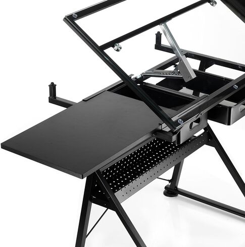 Artist's Loft Artist Table - Glass-Top Table for Drafting, Drawing, Sketching, Painting, and Arts & Crafts - 1 Pack in Saudi Arabia