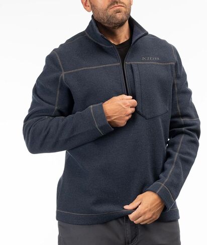 KLIM Men's Bighorn Canyon Wool Fleece 1/4 Zip Jacket in Saudi Arabia