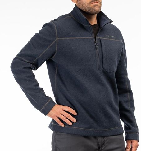 KLIM Men's Bighorn Canyon Wool Fleece 1/4 Zip Jacket in Saudi Arabia