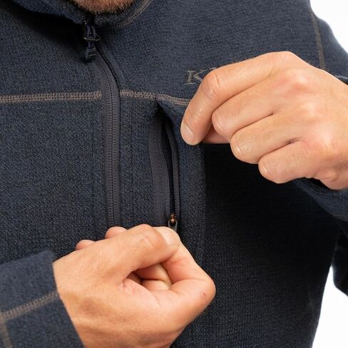 KLIM Men's Bighorn Canyon Wool Fleece 1/4 Zip Jacket in Saudi Arabia