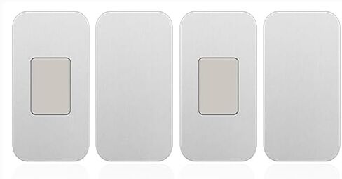 2Sets Invisible Magnetic Suction Drawer Closer Self Adhesive Sliding Door Furniture Anti-Rust Magnet Stickers Accessories,White in Saudi Arabia