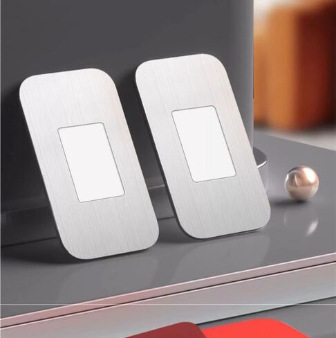 2Sets Invisible Magnetic Suction Drawer Closer Self Adhesive Sliding Door Furniture Anti-Rust Magnet Stickers Accessories,White in Saudi Arabia