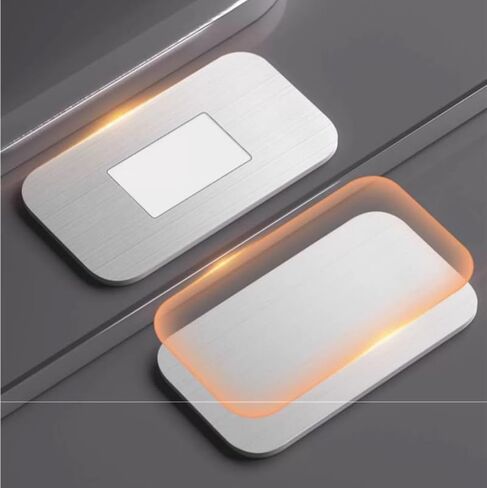 2Sets Invisible Magnetic Suction Drawer Closer Self Adhesive Sliding Door Furniture Anti-Rust Magnet Stickers Accessories,White in Saudi Arabia