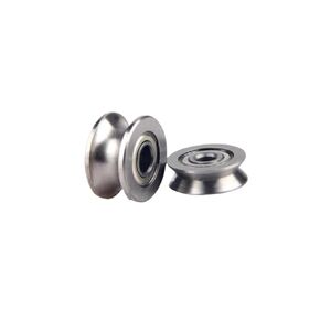 5pcs/Set Bearing Groove Roller Wheel Ball Bearings Carbon Steel Embroidery Machine Pulley(V623ZZ 3x12x4mm) in Kuwait