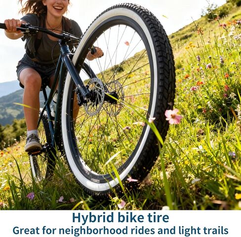 SIMEIQI 2 Pack 20"/ 24" / 26"x1.75" Bike Tires and Inner Tubes 20"/24"/26“x1.5/1.75"/2.125“ with 32mm AV Valves Replacement Tire for Hybrid Road City Commuter Bicycles Urban in Saudi Arabia
