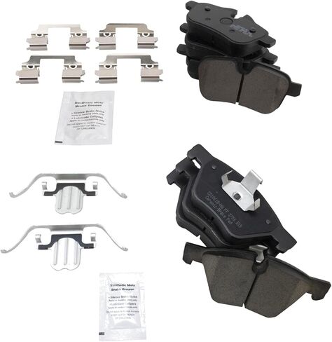Front and Rear Brake Pad Set Ceramic Hardware Compatible with 2009-2016 BMW Z4 in Saudi Arabia