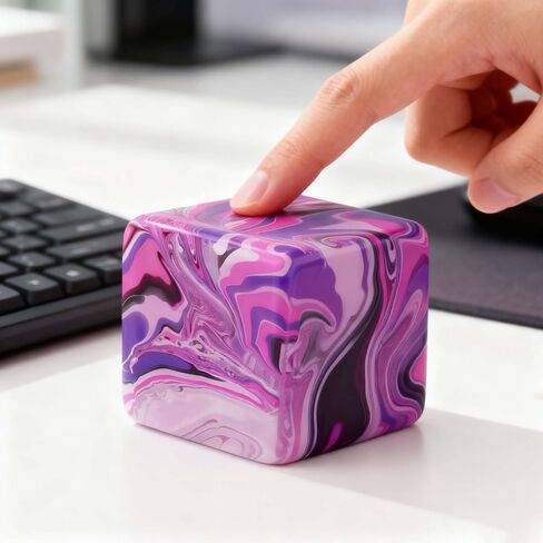 Fidget Toys Squishy Stress Cube, Stress Balls for Kids Adults Squishies Stress Relief, High Density Malt Sugar Filled, Slow Rising Sensory Toys for Anxiety Stress Relief ADHD in Saudi Arabia