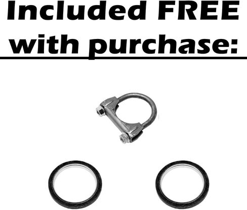 Northeastern Exhaust Resonator Pipe Muffler Exhaust System Kit Compatible With: 2009-2014 Nissan Cube 1.8L in Saudi Arabia