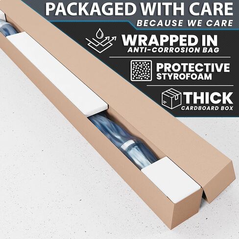 Synergee 25lb Barbell ذو خمسة أقدام وأكمام 2 بوصة. تصنيف 500 رطل لرفع الأثقال. متوفر باللون الكروم والفوسفات الأسود والسيراكوت الأحمر. in Kuwait