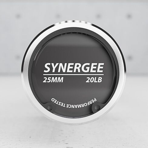 Synergee 25lb Barbell ذو خمسة أقدام وأكمام 2 بوصة. تصنيف 500 رطل لرفع الأثقال. متوفر باللون الكروم والفوسفات الأسود والسيراكوت الأحمر. in Kuwait