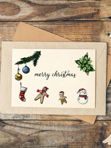 Christmas Clear Stamps for Card Making Vintage Christmas Snowman Santa Rubber Xmas Transparent Silicone Stamps for New Year DIY Scrapbooking Embossing Paper Card Album Decoration Craft Supplies in Saudi Arabia