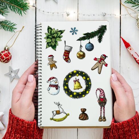 Christmas Clear Stamps for Card Making Vintage Christmas Snowman Santa Rubber Xmas Transparent Silicone Stamps for New Year DIY Scrapbooking Embossing Paper Card Album Decoration Craft Supplies in Saudi Arabia